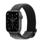 Wave Texture Nylon Watch Band For Apple Watch Series 8&7 41mm / SE 2&6&SE&5&4 40mm / 3&2&1 38mm(Storm Grey) - 1