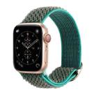 Wave Texture Nylon Watch Band For Apple Watch Series 7 41mm / 6 & SE & 5 & 4 40mm / 3 & 2 & 1 38mm(Spearmint Ice) - 1