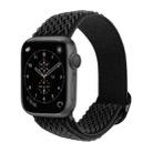 Wave Texture Nylon Watch Band For Apple Watch Series 7 41mm / 6 & SE & 5 & 4 40mm / 3 & 2 & 1 38mm(Black) - 1