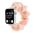 Scarf Hair Tie Watch Band For Apple Watch Ultra 49mm / Series 8&7 45mm / SE 2&6&SE&5&4 44mm / 3&2&1 42mm(Pink) - 1