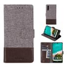 For Xiaomi Mi A3 MUXMA MX102 Horizontal Flip Canvas Leather Case with Stand & Card Slot & Wallet Function(Brown) - 1