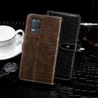 For OPPO Realme Narzo 30 5G idewei Crocodile Texture Horizontal Flip Leather Case with Holder & Card Slots & Wallet(Dark Brown) - 3