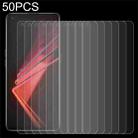 For OPPO K9 50 PCS 0.26mm 9H 2.5D Tempered Glass Film - 1
