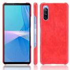 For Sony Xperia 1 III Shockproof Litchi Texture PC + PU Case(Red) - 1