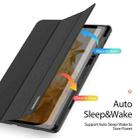 For Samsung Galaxy Tab S8+ / Tab S8 Plus /  Tab S7 FE / Tab S7+ DUX DUCIS Domo Series Horizontal Flip Magnetic PU Leather Case with Three-folding Holder & Wake-up / Sleep Function(Black) - 9