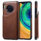 For Huawei Mate 30 Calf Texture Horizontal Flip Leather Case with Holder & Card Slots & Frame(Coffee) - 1