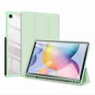 For Samsung Galaxy Tab S6 Lite P610/P615 DUX DUCIS TOBY Series Antiskid PU Leather + PC + TPU Horizontal Flip Case with Holder & Pen Slot & Sleep / Wake-up Function(Green) - 1
