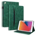 For iPad 9.7 2018 & 2017 / Pro 9.7 / Air 2 Business Shockproof Horizontal Flip Leather Case with Holder & Card Slots & Photo Frame & Pen Slot & Sleep / Wake-up Function(Green) - 1