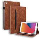 For iPad 9.7 2018 & 2017 / Pro 9.7 / Air 2 Business Shockproof Horizontal Flip Leather Case with Holder & Card Slots & Photo Frame & Pen Slot & Sleep / Wake-up Function(Brown) - 1