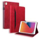 For iPad 10.2 2019 & 2020 / Pro 10.5 inch Business Shockproof Horizontal Flip Leather Case with Holder & Card Slots & Photo Frame & Pen Slot & Sleep / Wake-up Function(Red) - 1