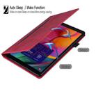 For iPad Pro 12.9 inch 2022 / 2021 / 2020 Business Shockproof Horizontal Flip Leather Tablet Case with Holder & Card Slots & Photo Frame & Pen Slot & Sleep / Wake-up Function(Red) - 3