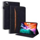 For iPad Pro 12.9 inch 2022 / 2021 / 2020 Business Shockproof Horizontal Flip Leather Tablet Case with Holder & Card Slots & Photo Frame & Pen Slot & Sleep / Wake-up Function(Black) - 1