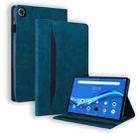 For Lenovo M10 Plus TB-X606F Business Shockproof Horizontal Flip Leather Case with Holder & Card Slots & Photo Frame & Pen Slot & Sleep / Wake-up Function(Blue) - 1