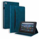 For Amazon Fire HD 8 2015 / 2016 / 2017 / 2018 Business Shockproof Horizontal Flip Leather Case with Holder & Card Slots & Photo Frame & Pen Slot & Sleep / Wake-up Function(Blue) - 1