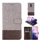 For OnePlus 7 Pro MUXMA MX102 Horizontal Flip Canvas Leather Case with Stand & Card Slot & Wallet Function(Brown) - 1