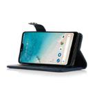 For OnePlus Nord CE 5G KHAZNEH Dual-Splicing Cowhide Texture Horizontal Flip Leather Case with Holder & Card Slots & Wallet & Photo Frame & Lanyard(Blue) - 6