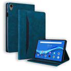 For Lenovo Tab M8 FHD TB-8505F / TB-8705X 8.0 inch Business Shockproof Horizontal Flip Leather Case with Holder & Card Slots & Photo Frame & Pen Slot(Blue) - 1