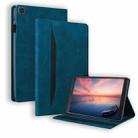 For Samsung Galaxy Tab A 8.0 2019 SM-T290 / SM-T295 Business Shockproof Horizontal Flip Leather Case with Holder & Card Slots & Photo Frame & Pen Slot(Blue) - 1