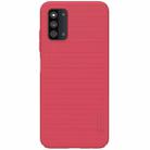 For Samsung Galaxy F52 5G NILLKIN Frosted Concave-convex Texture PC Case(Red) - 2