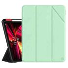 For iPad Pro 11 2022 / 2021 / 2020 NILLKIN PC + TPU Horizontal Flip Leather Tablet Case with Holder & Pen Slot & Sleep / Wake-up Function(Green) - 1