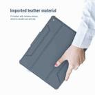 For iPad Pro 12.9 2022 / 2021 / 2020 NILLKIN Bumper Pro Horizontal Flip Leather Tablet Case with Pen Slot & Holder & Sleep / Wake-up Function (Blue) - 4