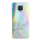For Xiaomi Redmi Note 9S/Note 9 Pro/Note 9 Pro Max Laser Marble Pattern Clear TPU Shockproof Protective Case(Grey) - 1