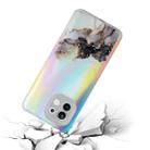 For Xiaomi Mi 11 Laser Marble Pattern Clear TPU Shockproof Protective Case(Black) - 4