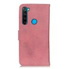 For Xiaomi Redmi Note 8 2021 KHAZNEH Cowhide Texture Horizontal Flip Leather Case with Holder & Card Slots & Wallet(Pink) - 3