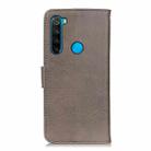 For Xiaomi Redmi Note 8 2021 KHAZNEH Cowhide Texture Horizontal Flip Leather Case with Holder & Card Slots & Wallet(Khaki) - 3