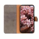 For Xiaomi Redmi Note 8 2021 KHAZNEH Cowhide Texture Horizontal Flip Leather Case with Holder & Card Slots & Wallet(Khaki) - 5