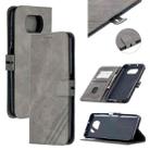 For Xiaomi Poco X3 NFC Stitching Style 2-Color Cow Texture Horizontal Flip PU Leather Case with Holder & Card Slot & Lanyard(Gray) - 1