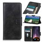 For Xiaomi Redmi Note 8 2021 Mirren Crazy Horse Texture Horizontal Flip Leather Case with Holder & Card Slots & Wallet(Black) - 1