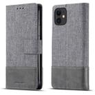 For iPhone 11 Pro Max MUXMA MX102 Horizontal Flip Canvas Leather Case with Stand & Card Slot & Wallet Function(Grey) - 2