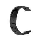 For Huawei Watch 3 / 3 Pro 22mm Three-beads Steel Watch Band(Black) - 1