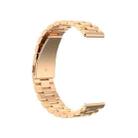 For Huawei Watch 3 / 3 Pro 22mm Three-beads Steel Watch Band(Rose Gold) - 1