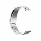 For Huawei Watch 3 / 3 Pro 22mm Three-beads Steel Watch Band(Silver) - 1