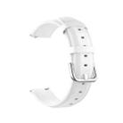 For Huawei Watch 3 / 3 Pro 22mm Round Tail Leather Watch Band(White) - 1