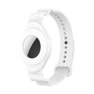 Armor Silicone Strap Watchband for Apple Airtag, Size: One Size(White) - 3