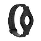 Armor Silicone Strap Watchband for Apple Airtag, Size: One Size(Black) - 1