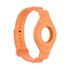 Armor Silicone Strap Watchband for Apple Airtag, Size: One Size(Orange) - 1