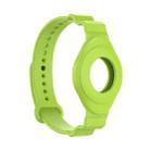 Armor Silicone Strap Watchband for Apple Airtag, Size: One Size(Lime Green) - 1