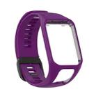 For Tomtom 4 Silicone Watch Band(Purple) - 1