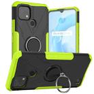 For OPPO Realme C20 / C21 Armor Bear Shockproof PC + TPU Protective Case with Ring Holder(Green) - 1