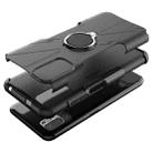 For Xiaomi Redmi Note 10 5G Armor Bear Shockproof PC + TPU Protective Case with Ring Holder(Black) - 4
