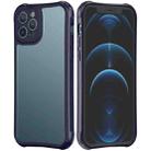For iPhone 11 Pro LESUDESIGN Series Frosted Acrylic Anti-fall Protective Case (Blue) - 1