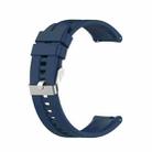 For Huawei Watch 3 / 3 Pro Silicone Watch Band(Dark Blue) - 1