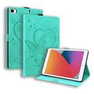 Love Butterfly Pattern Horizontal Flip Leather Case with Holder & Sleep / Wake-up Function For iPad Mini 1 / 2 / 3 / 4 / 5(Green) - 1