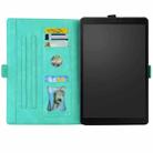 For Samsung Galaxy Tab A 8.0 (2019) SM-T290 SM-T295 Love Butterfly Pattern Horizontal Flip Leather Case with Holder(Green) - 5