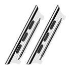 2 PCS Watchbands Stainless Steel Acoustic Ear Connector, Width: 20mm For Apple Watch Series 6 & SE & 5 & 4 44mm / 3 & 2 & 1 42mm(Silver) - 1