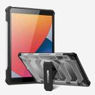 For iPad 10.2 2020 / 2019 / Air 2019 10.5 wlons Explorer Series PC + TPU Protective Tablet Case with Folding Holder(Black) - 1